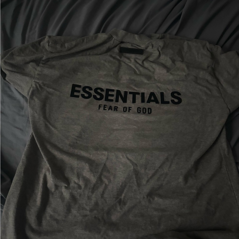 Essentials Gray Short Sleeve Tee